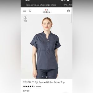 Mediclo Scrub set size M in Indigo Navy